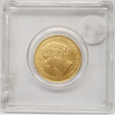 AUSTRALIA 1866 . ONE 1  SOVEREIGN . GOLD